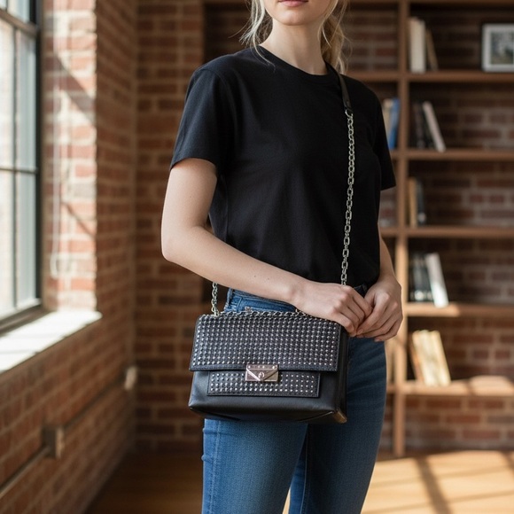 NWOT MICHAEL KORS LEATHER CROSSBODY - Picture 10 of 10